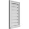 Ekena Millwork Vertical Surface Mount PVC Gable Vent: Functional, w/ 2"W x 2"P Brickmould Sill Frame, 14"W x 24"H GVPVE14X2403SF - alternate 4
